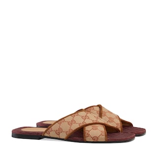 Original GG canvas slide sandal