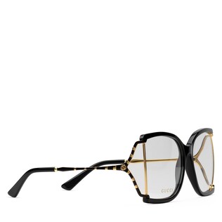 Square acetate and metal glasses