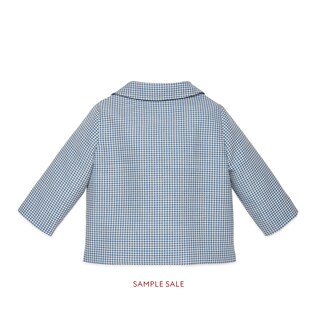 Baby wool jacket with patches