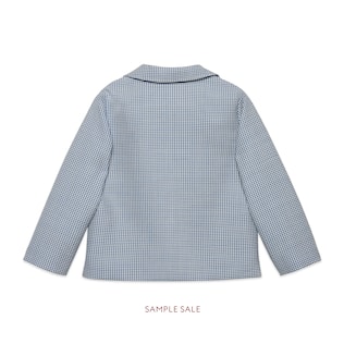 Children's wool jacket with patches