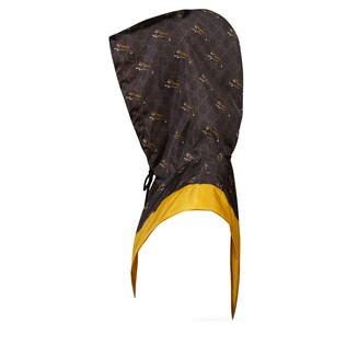 Nylon hood with tigers print