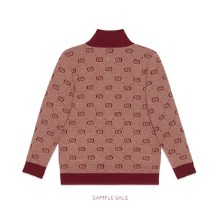 Children's GG wool cardigan
