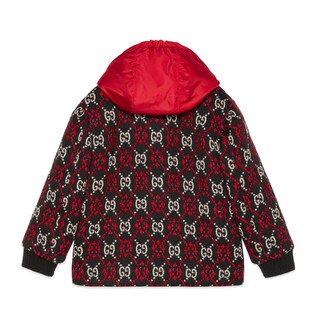 Children's GG diamond bomber jacket