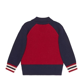 Children's equestrian wool polo