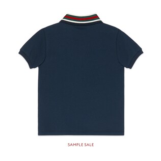 Children's polo with Web and tiger head