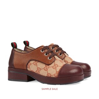 Children's GG and leather shoe