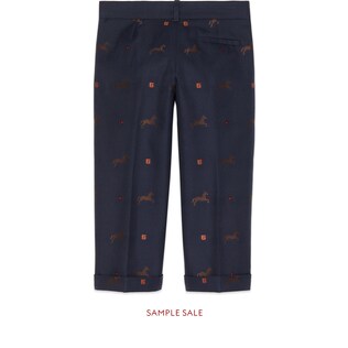 Children's horse gabardine pant