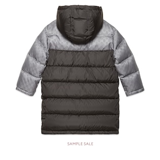 Children's padded GG nylon jacket
