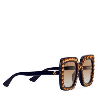 Gucci Elton John oversize square sunglasses