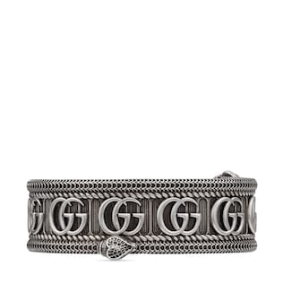 Silver bracelet with Double G
