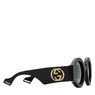 Round acetate sunglasses