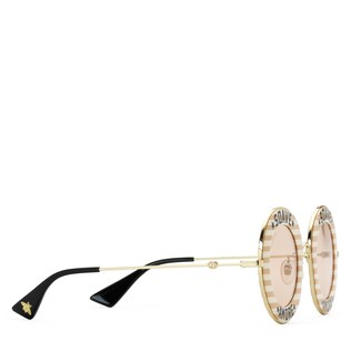 Round acetate sunglasses