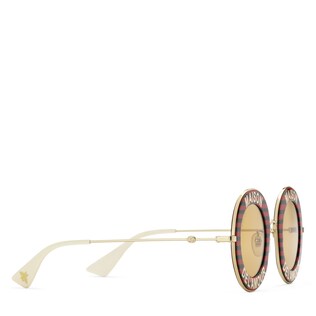 Round acetate sunglasses