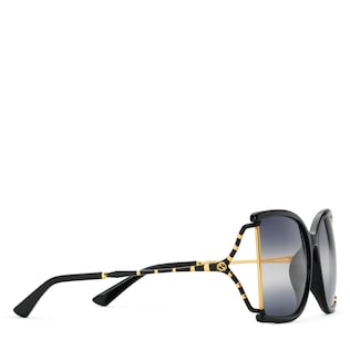 Square acetate and metal glasses
