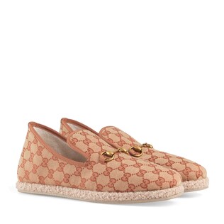 Men's GG canvas loafer