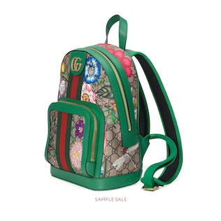 Online Exclusive Ophidia GG Flora small backpack
