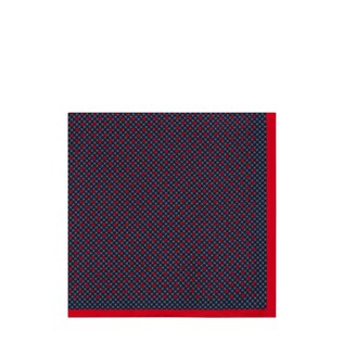 GG and shamrocks silk pocket square