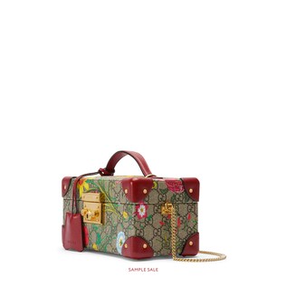 Padlock GG Flora jewellery case