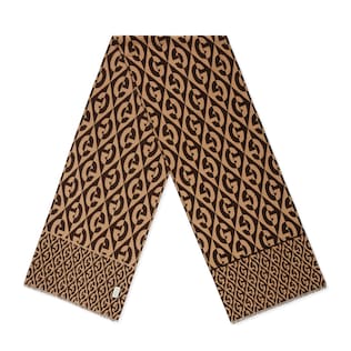 G rhombus jacquard scarf