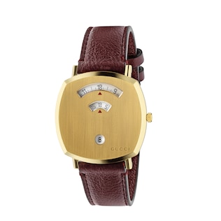 Grip leather watch strap, 38mm

