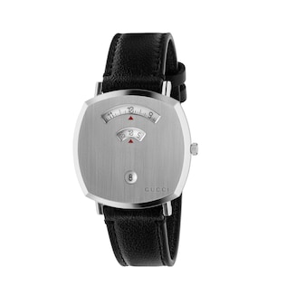 Grip leather watch strap, 38mm
