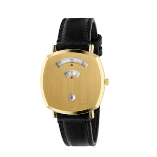 Grip leather watch strap, 38mm

