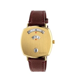 Grip leather watch strap, 35mm
