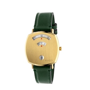 Grip leather watch strap, 35mm
