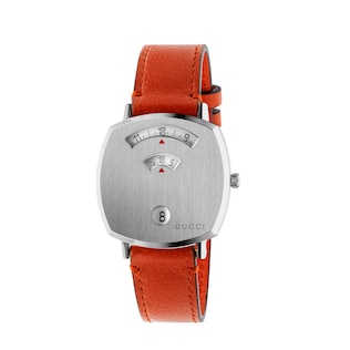 Grip leather watch strap, 35mm

