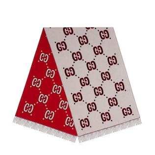 GG wool scarf