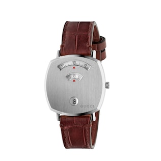 Grip alligator watch strap, 35mm
