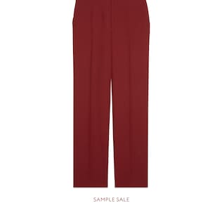 Wool silk trousers 