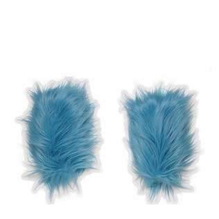 Faux fur gloves