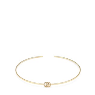 GG Running yellow gold choker 
