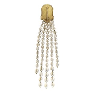 Hercules brooch with beaded chain 