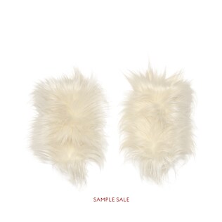 Faux fur gloves
