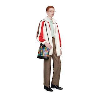 Wool wide leg pant
