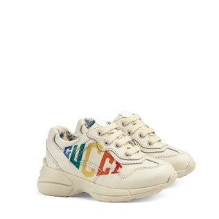 Toddler Gucci print Rhyton sneaker