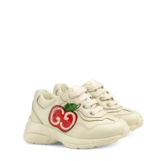 Toddler GG apple print Rhyton sneaker