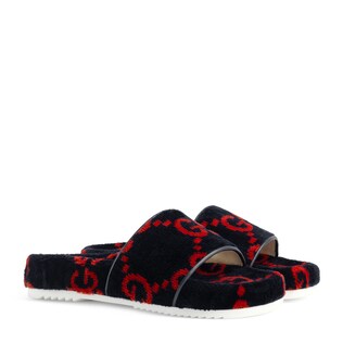 Children's GG terry cloth slide