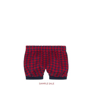Baby Square G check cotton shorts