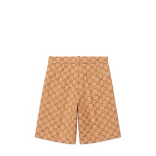 Children's GG canvas shorts
