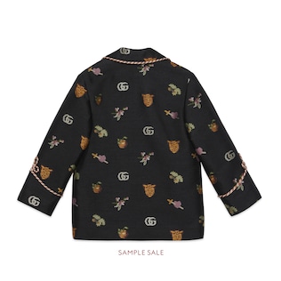 Children's symbols jacquard jacket