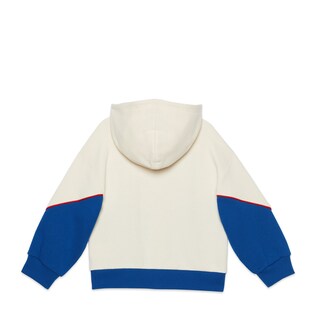 Children's cotton sweatshirt with Gucci Game patch
