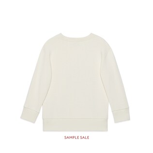 Children's hedgehog print cotton sweatshirt