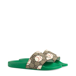 Children's GG baseball slide sandal