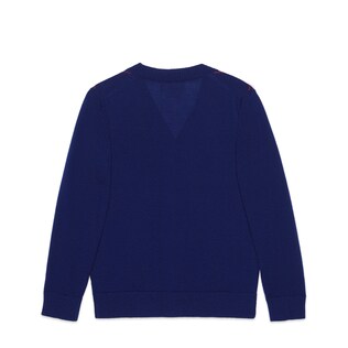 Children's GG bees wool cardigan 