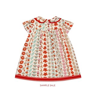 Baby floral print cotton dress