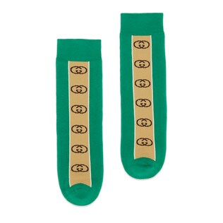 Children's socks with Interlocking G