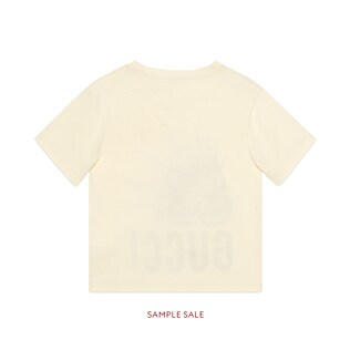Children's hedgehog print cotton T-shirt 
